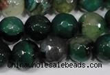 CAG4657 15.5 inches 8mm faceted round fire crackle agate beads