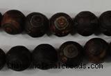 CAG4761 15 inches 12mm round tibetan agate beads wholesale