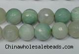 CAG4813 15 inches 10mm faceted round fire crackle agate beads