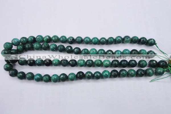 CAG5128 15.5 inches 10mm faceted round agate beads wholesale