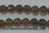 CAG5248 15.5 inches 10mm faceted round Brazilian grey agate beads
