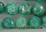 CAG5312 15.5 inches 10mm faceted round peafowl agate gemstone beads