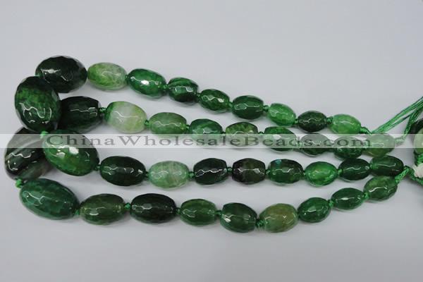 CAG5408 10*14mm – 20*30mm faceted drum dragon veins agate beads