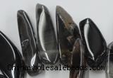 CAG5468 15.5 inches 8*20mm - 15*60mm freeform agate gemstone beads