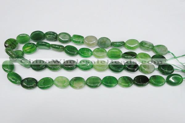 CAG5622 15 inches 13*16mm oval dragon veins agate beads wholesale