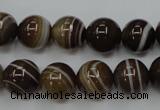 CAG5903 15 inches 12mm round Madagascar agate gemstone beads