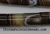 CAG5920 15 inches 15*18mm tube Madagascar agate gemstone beads