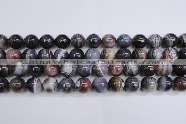CAG5957 15.5 inches 18mm round botswana agate beads wholesale