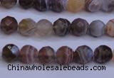 CAG5960 15.5 inches 6mm faceted round botswana agate beads wholesale