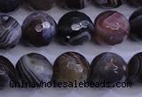 CAG5962 15.5 inches 10mm faceted round botswana agate beads wholesale