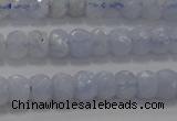 CAG5992 15.5 inches 3*5mm faceted rondelle blue lace agate beads