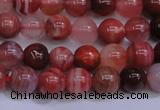 CAG6111 15.5 inches 6mm round south red agate gemstone beads