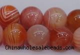 CAG6344 15 inches 12mm round red botswana agate beads wholesale