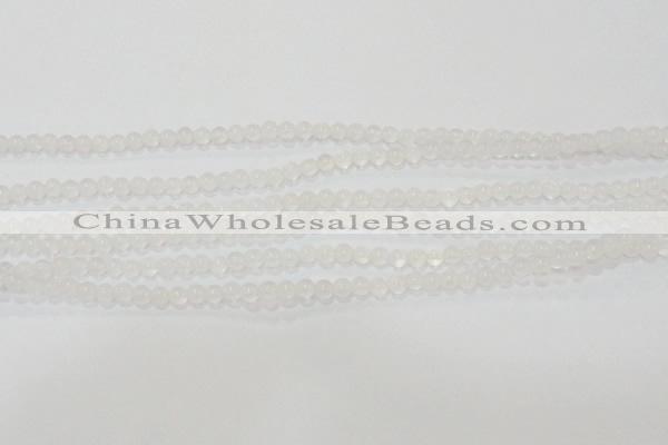 CAG6500 15.5 inches 4mm round Brazilian white agate beads