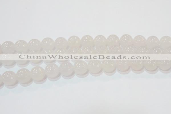 CAG6506 15.5 inches 16mm round Brazilian white agate beads