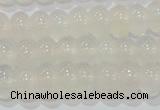 CAG6521 15.5 inches 5*8mm rondelle Brazilian white agate beads