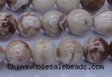 CAG6662 15.5 inches 8mm round Mexican crazy lace agate beads