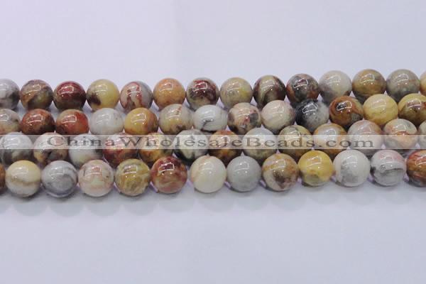 CAG6678 15.5 inches 20mm round natural crazy lace agate beads