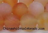 CAG6693 15 inches 14mm round multicolor pilates agate beads