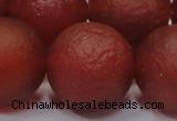 CAG6706 15 inches 20mm round red pilates agate beads