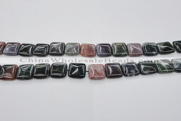 CAG6778 15.5 inches 12*12mm square Indian agate beads wholesale
