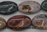 CAG6799 15.5 inches 18*25mm oval Indian agate beads wholesale