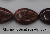 CAG6807 15.5 inches 18*25mm flat teardrop Indian agate beads