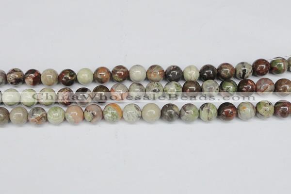 CAG7003 15.5 inches 10mm round ocean agate gemstone beads