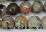 CAG7005 15.5 inches 14mm round ocean agate gemstone beads