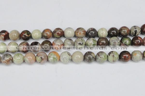 CAG7006 15.5 inches 16mm round ocean agate gemstone beads