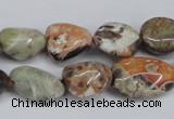 CAG7020 15.5 inches 10*12mm - 12*14mm nuggets ocean agate beads