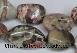 CAG7021 15.5 inches 13*18mm - 15*20mm nuggets ocean agate beads