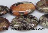 CAG7041 15.5 inches 20*30mm oval ocean agate gemstone beads