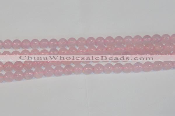 CAG7152 15.5 inches 10mm round pink agate gemstone beads