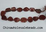 CAG7408 15.5 inches 20*25mm - 25*30mm freeform dragon veins agate beads