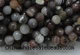 CAG743 15.5 inches 6mm faceted round botswana agate beads wholesale