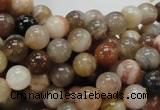 CAG763 15.5 inches 8mm round yellow agate gemstone beads wholesale