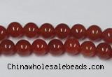 CAG7857 15.5 inches 6mm round red agate beads wholesale