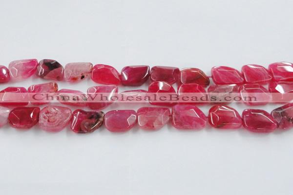 CAG8502 15.5 inches 15*20mm - 18*25mm freeform dragon veins agate beads