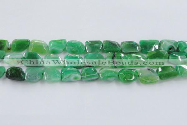 CAG8505 15.5 inches 15*20mm - 18*25mm freeform dragon veins agate beads
