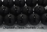 CAG8676 15.5 inches 8mm round matte tibetan agate gemstone beads