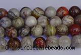 CAG9110 15.5 inches 4mm round Mexican crazy lace agate beads