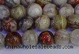 CAG9112 15.5 inches 8mm round Mexican crazy lace agate beads