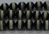 CAG9132 15.5 inches 6mm round tibetan agate beads wholesale