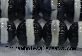 CAG9137 15.5 inches 16mm round tibetan agate beads wholesale