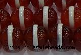 CAG9144 15.5 inches 14mm round tibetan agate beads wholesale