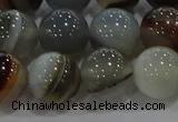 CAG9152 15.5 inches 14mm round line agate beads wholesale