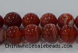 CAG9177 15.5 inches 6mm round line agate beads wholesale