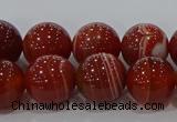 CAG9179 15.5 inches 10mm round line agate beads wholesale