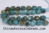 CAG9410 15.5 inches 18*20mm - 20*22mm faceted nuggets ocean agate beads